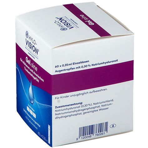 Hylo Vision Gel Sine X Ml Shop Apotheke At