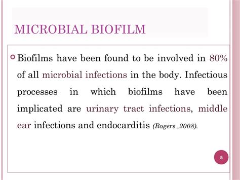 Detection of Biofilm