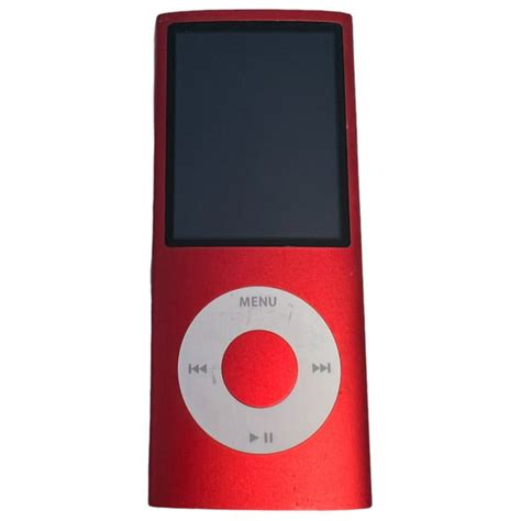 Apple Ipod Nano 4th Gen 16gb Red Like New New Battery With Free Griffin Case Engraved