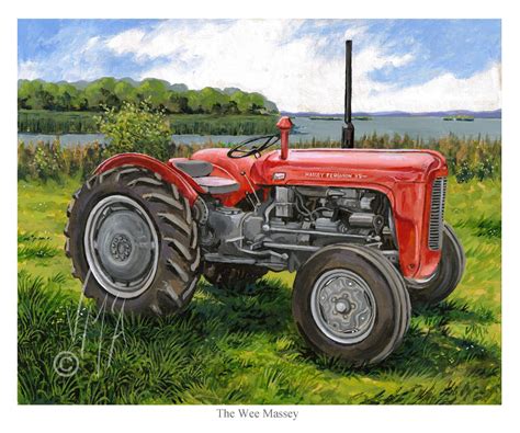 Massey Ferguson 35 “the Wee Massey” By Irish Artist Vincent Mcallister Vincent Mcallister