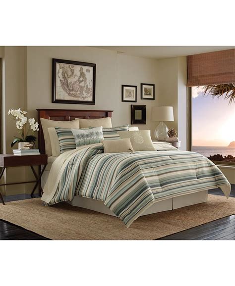 Tommy Bahama Home Tommy Bahama Canvas Stripe Comforter Sets Macy S