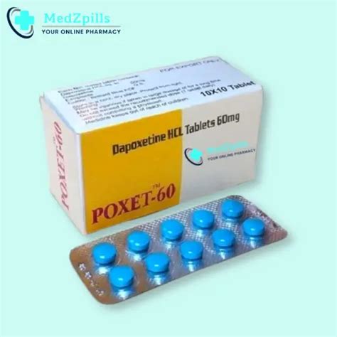 Poxet 60mg Dapoxetine Tablets Side Effects Dosage Uses