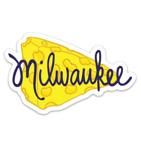 Milwaukee Cheese Vinyl Magnet – Urban Milwaukee: The Store