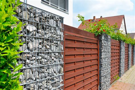 Cl Ture Gabion Nos Id Es De Remplissages Pour Une Cl Ture Unique