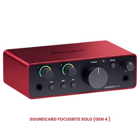 B Thu M Focusrite Scarlett Solo Gen Micro Thu M Isk Sm