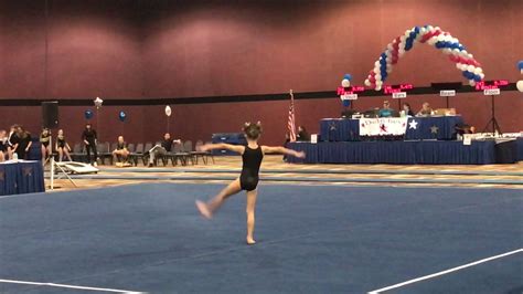 Gigi S Gymnastics USAG Level 3 Floor Routine Age 7 2017 YouTube