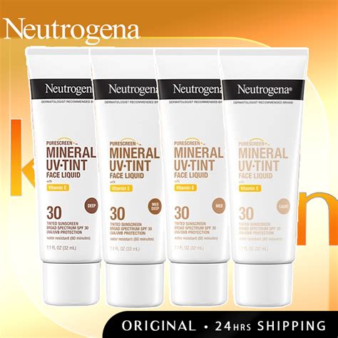 Neutrogena Purescreen Tinted Sunscreen For Face With Spf Broad