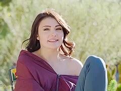 Adria Rae Is A Passionate Teen Brunette Who Likes To Feel A Black Cock