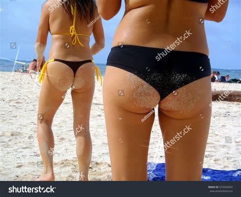 Sexy Bikini Girls Beach Stock Photo Shutterstock
