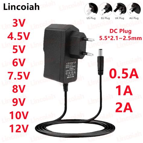 อะแดปเตอรสวตชพาวเวอรซพพลาย AC 100V 240V DC 3V 4 5V 5V 6V 7 5V 8V