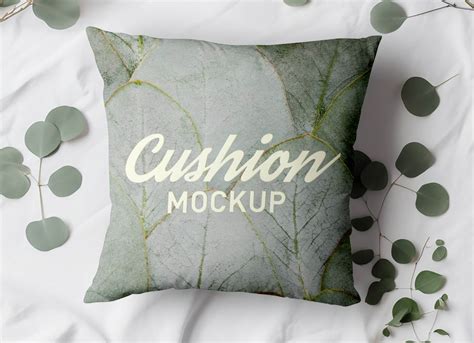 Realistic Square Cushion Mockup Free Psd Templates