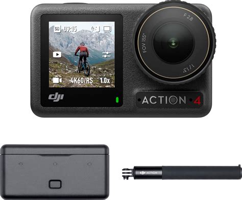 DJI Osmo Action 4 4K Action Camera Adventure Bundle Gray CP OS 00000270