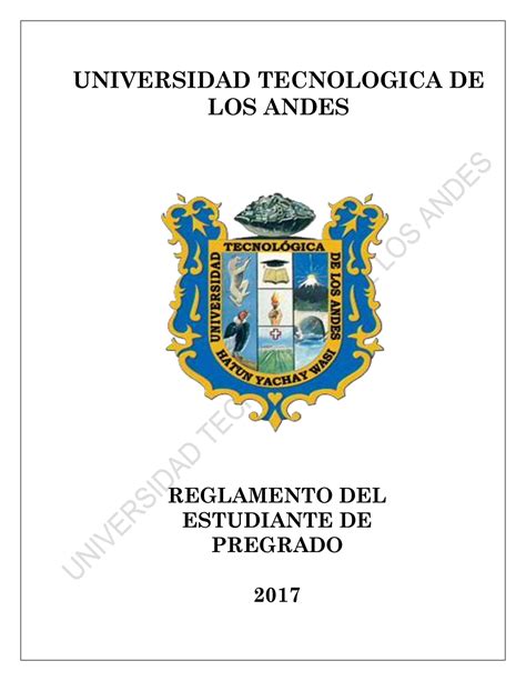 Reglamento De Estudiantes Utea Universidad Tecnologica De Los Andes