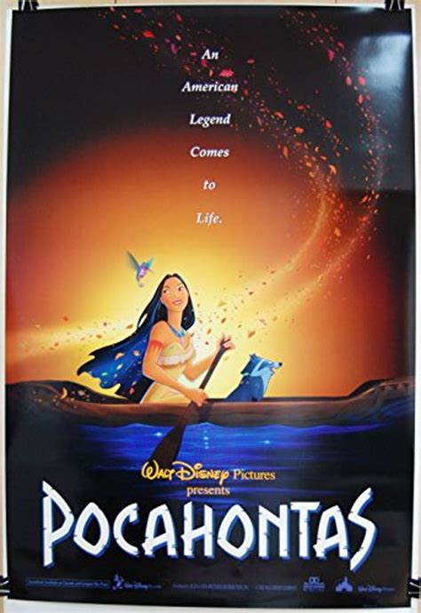 1995 POCAHONTAS Original Double Sided Movie Poster DISNEY - Etsy