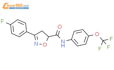 899514 62 6 3 4 Fluoro Phenyl 4 5 Dihydro Isoxazole 5 Carboxylic