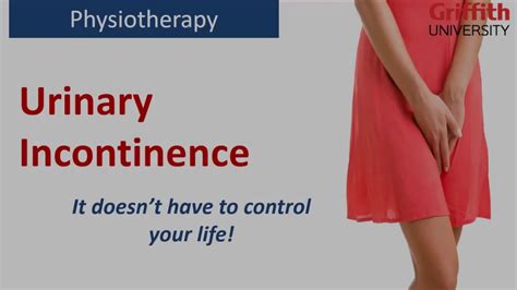 Physiotherapy For Urinary Incontinence Griffith Physiotherapy Clinic Youtube