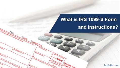 E File 1099 S Tax Form Online With Tax2efile Authorized Irs Application