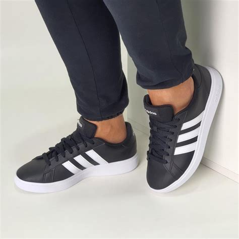 T Nis Adidas Unissex Grand Court Base Simp Margil Cal Ados