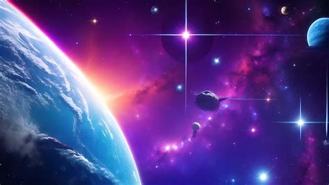 Space Galaxy Planets Stars K Ultra Hd Wallpaper Impresionante Arte De