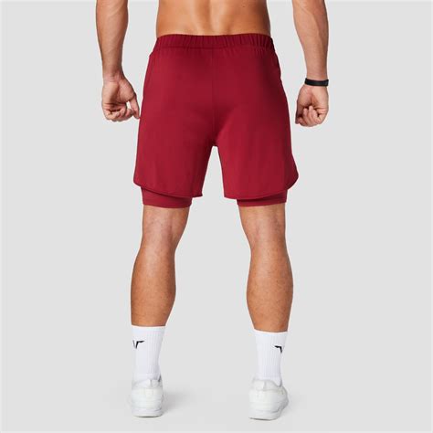 Ae Core Mesh 2 In 1 Shorts Red Gym Shorts Men Squatwolf