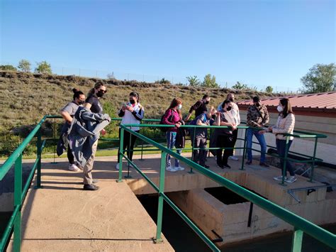 Fontaner A Visita A La Planta Potabilizadora De Ejea De Los