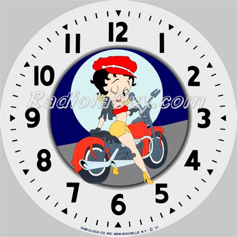 RadiolaGuy Betty Boop PAM Clock