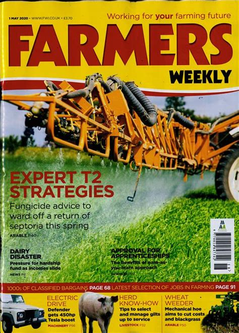 Farmers Weekly Magazine Subscription Buy At Uk Agriculture