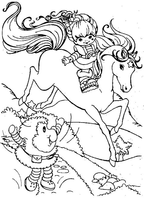 Desenho De Rainbow Brite Twink E Starlite Para Colorir Tudodesenhos