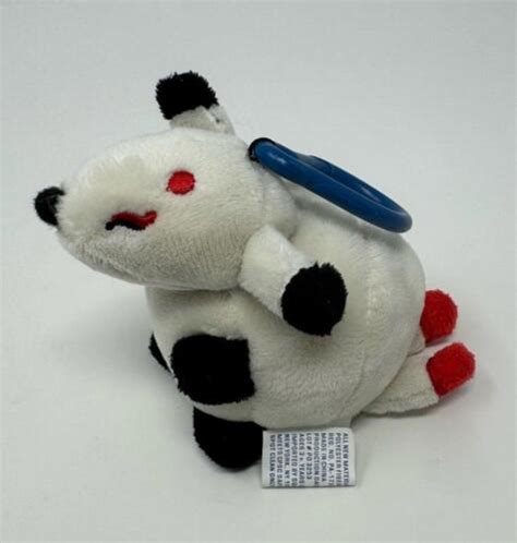 Squishable Retired Micro Kitsune Clip Keychain Fox Fantasy White Red