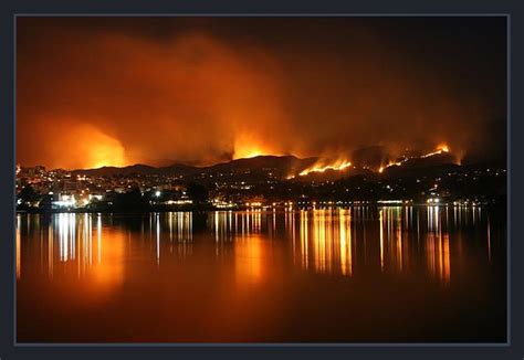 Santiago Misson Viejo Fire Photo By Bob Liewer