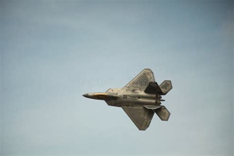 Usaf Lockheed Martin F 22 Raptor Stealth Aircraft Editorial Stock