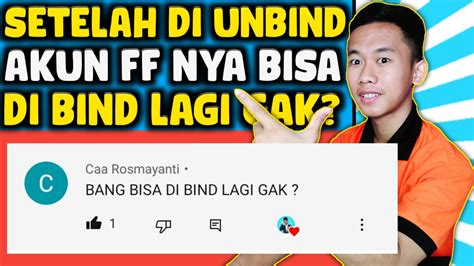 Cara Bind Akun Free Fire Ke Facebook Setelah Diunbind Youtube