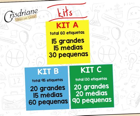 Etiqueta Escolar Bumblebee Kit A Elo7 Produtos Especiais