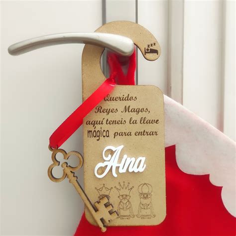 Llave Magica De Los Reyes Magos Con Colgador De Puerta Y Etsy Espa A