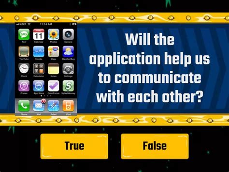 Call Me app - True or false