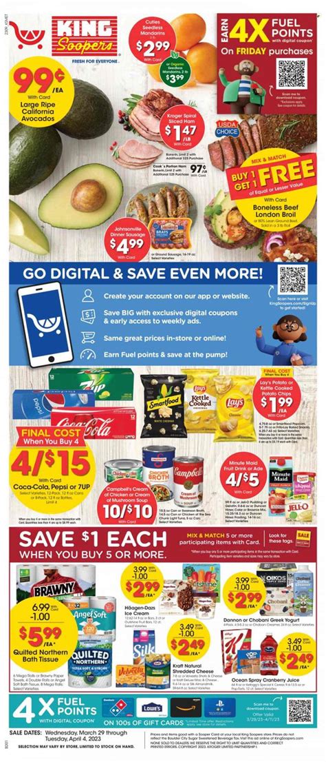 King Soopers CO Weekly Ad Flyer Specials March 29 To April 4 2023