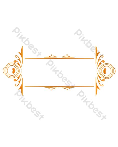 Yellow Pattern Border PNG Images | AI Free Download - Pikbest