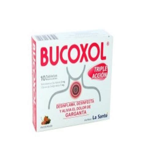 Bucoxol Triple Accion F Rojos 10 Tbs Tu Droguería en Línea