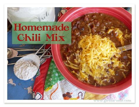 Chili Mix Recipe - Gwen's Nest