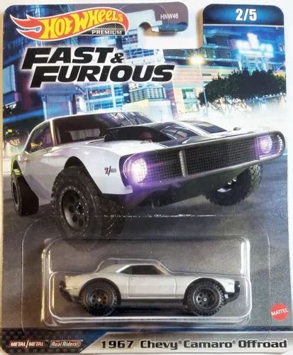 Hot Wheels Rápidos Y Furiosos Chevy Camaro R goma Escala MercadoLibre