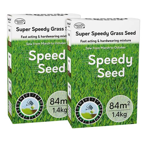 2.8kg Grass Seed for Large Lawns | Speedy Seed by Pronto Seed