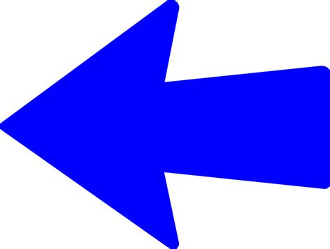 Blue Arrow - Openclipart