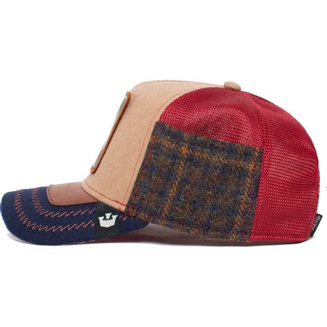 Gorra trucker marrón y azul marino burro Detention Seeker Ass Play The