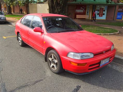 Aussie Old Parked Cars Toyota Corolla Sprinter Door