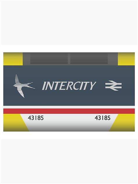 "Intercity 125 Swallow Livery" Mask for Sale by ICTcolour | Redbubble