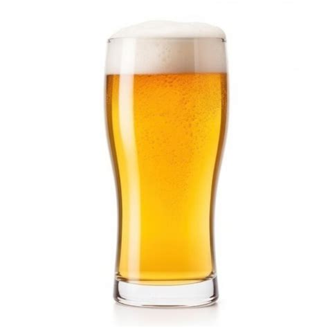 Premium AI Image Beer Glass Isolated Illustration AI GenerativexA