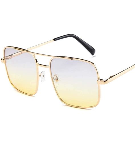 Oversized Sunglasses for Women Men Vintage Trendy Shield 100% UV ...