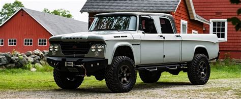 Supercharged 5 7l Hemi Swapped 1964 Dodge Power Wagon Is Badass Personified Autoevolution