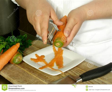 Peeling Carrots Stock Photo Image Of Eater Cook Peel 959438