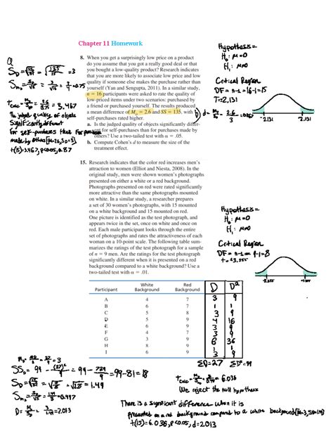 Hw chpt 11 - hw answers - Chapter 11 Homework Hypothesis Ho M O a H M 0
